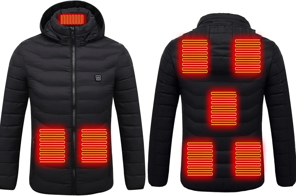 Heated Jackets for Women Men Outdoor Active Heating Puffer Coat Lightweight Pockets Heated Coat 2025 Winter Outfits