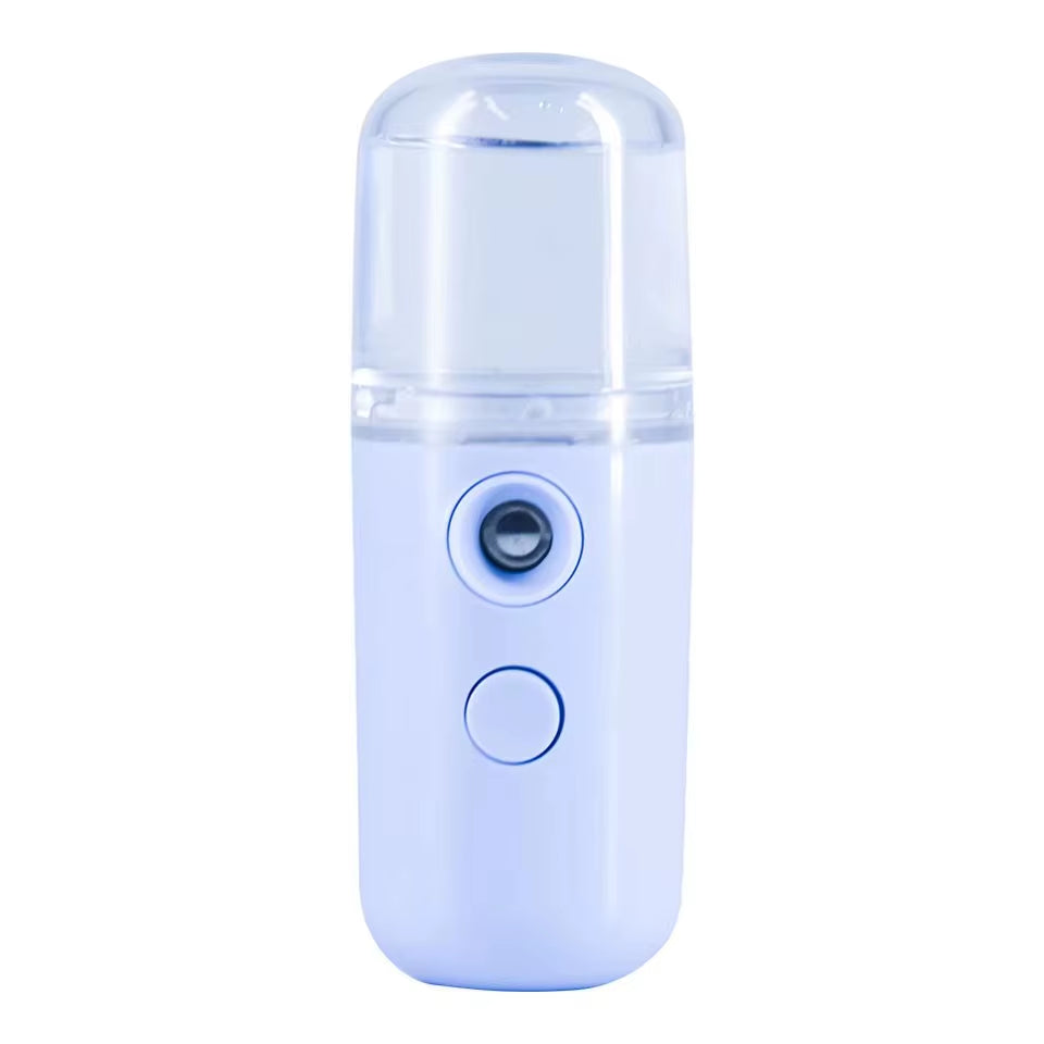 Portable Rechargeable Small Facial Steamer 30Ml Mini Humidifier Home Wireless Nano Personal Face Hydrat Sprayer Cool Mist Maker