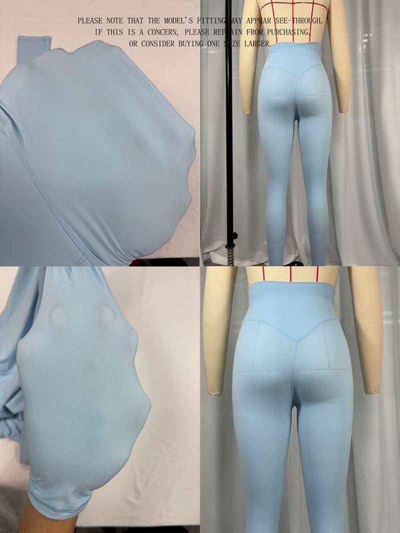 Women'S Solid Color Workout Leggings, Breathable & Comfortable Yoga Pants for Gym & Workout